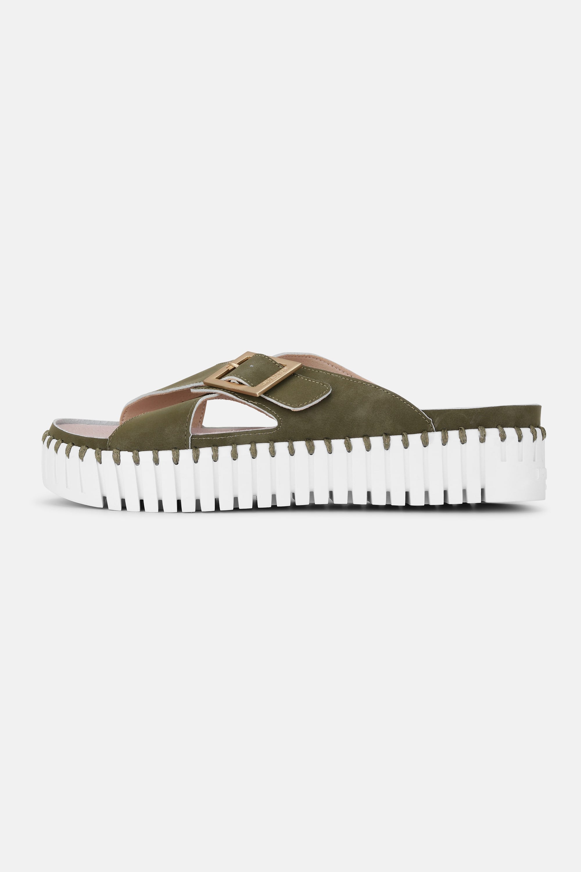 Sandaler Crossover - Army White